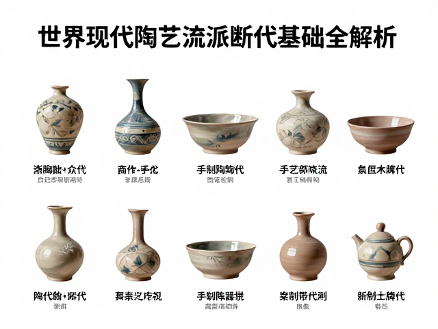 世界现代陶艺流派演变与手制陶器断代基础全解析