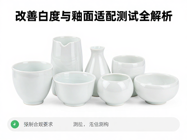 按烧成温度分类，改善白度与釉面适配测试全解析