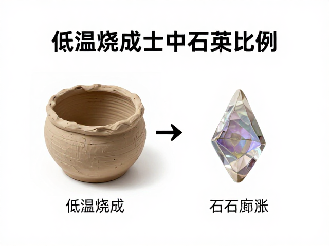 低温烧成粘土中石英比例与回收泥再利用技巧