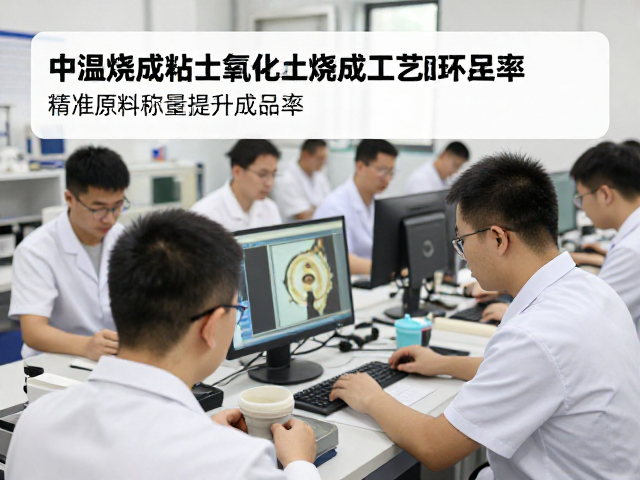 中温烧成粘土氧化烧成工艺，精准原料称量提升成品率