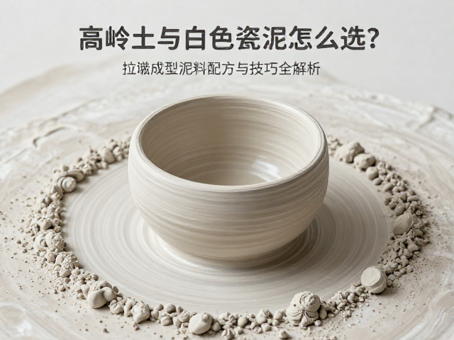 高岭土与白色瓷泥怎么选？拉坯成型泥料配方与技巧全解析