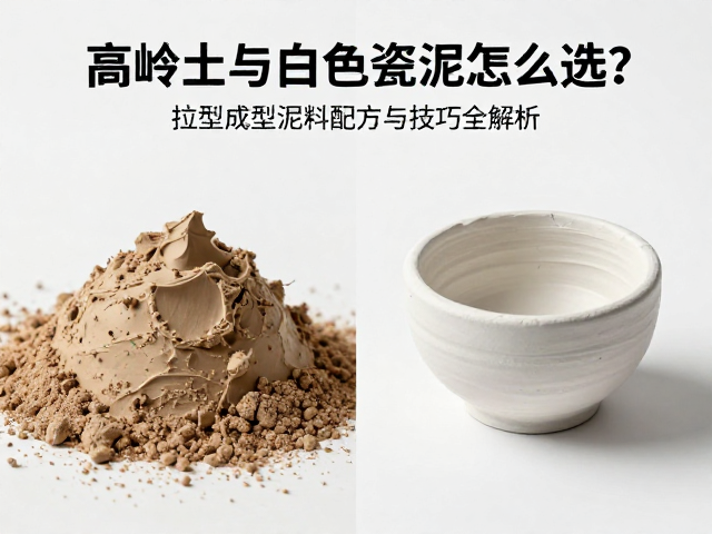 高岭土与白色瓷泥怎么选？拉坯成型泥料配方与技巧全解析