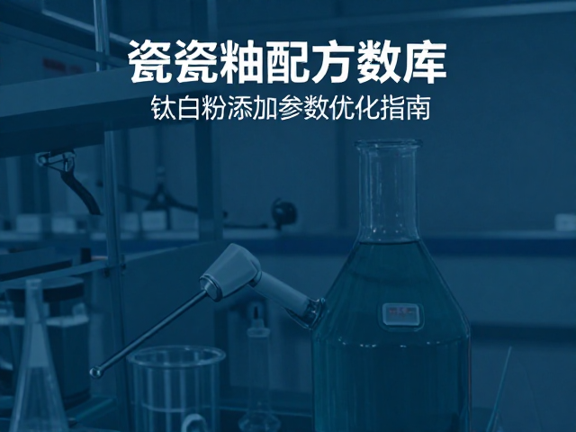 陶瓷蘸釉配方数据库,钛白粉添加参数优化指南