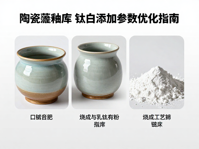 陶瓷蘸釉配方数据库,钛白粉添加参数优化指南