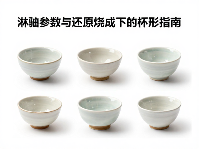 淋釉参数与还原烧成下的杯形试片，釉面效果优化指南
