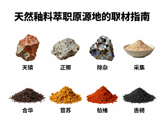 天然釉料萃取，筛分除杂与因地制宜取材的学习指南