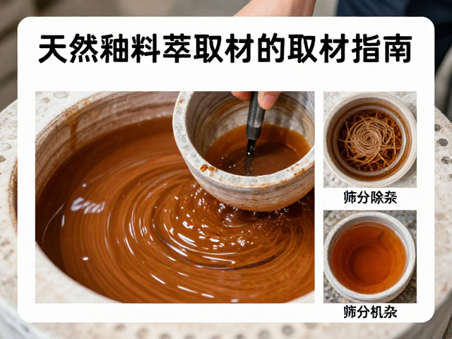 天然釉料萃取，筛分除杂与因地制宜取材的学习指南