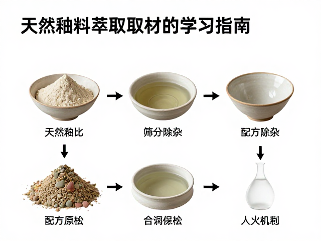 天然釉料萃取，筛分除杂与因地制宜取材的学习指南