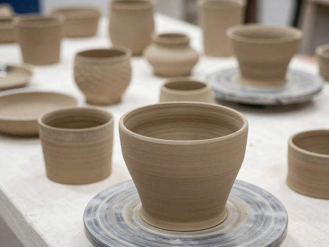 陶艺展览创作,掌握泥板成型法的泥性控制秘籍