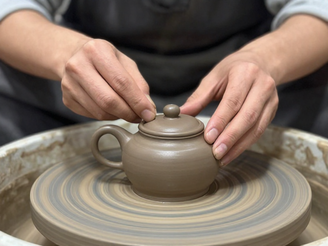 紫砂泥适合连续拉坯?揭秘壶瓶器皿成型核心技法