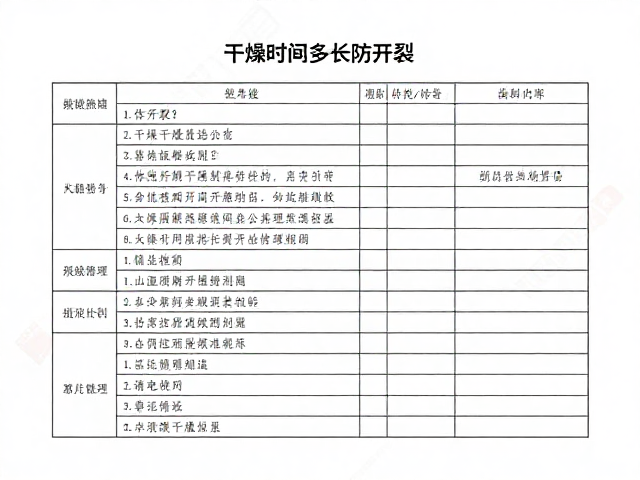 干燥时间多长防开裂？建立缺陷记录，精准防治干燥缺陷