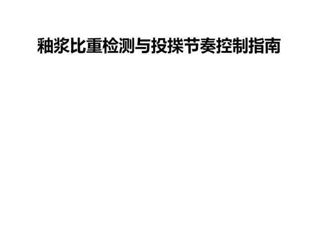 柴窑操作秘籍，釉浆比重检测与投柴节奏控制指南