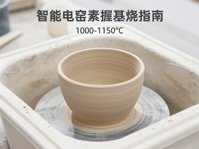 智能电窑素烧指南，1000-1150℃掌握陶器烧成基本流程