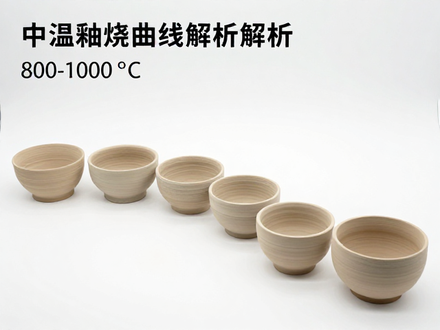 中温釉烧曲线解析,800-1000℃关键温区缓升与坯体初步烧结