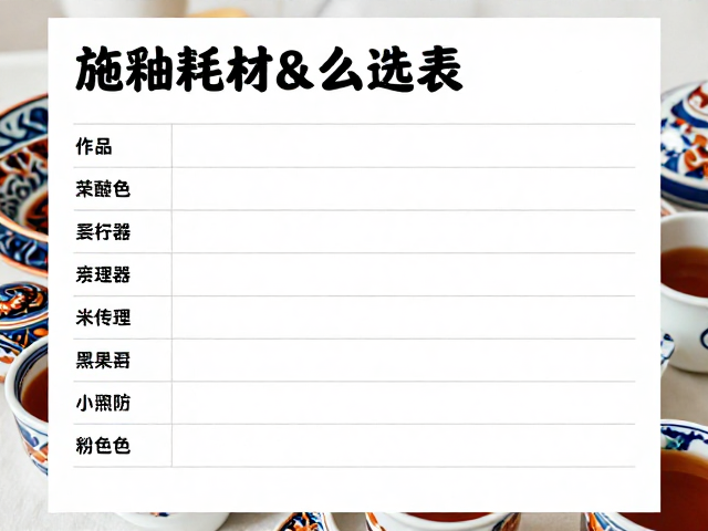 施釉耗材怎么选？结合民俗装饰风格，建立个人釉色配方表
