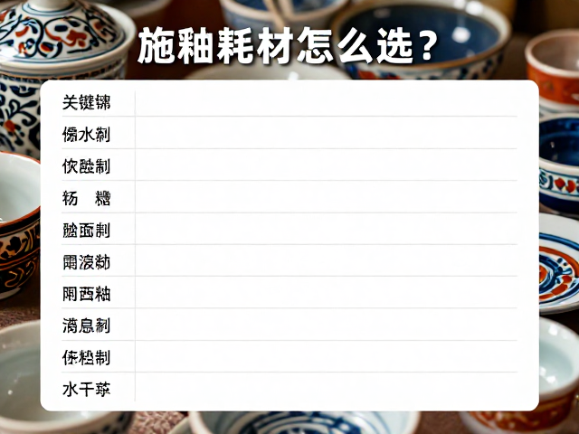 施釉耗材怎么选？结合民俗装饰风格，建立个人釉色配方表
