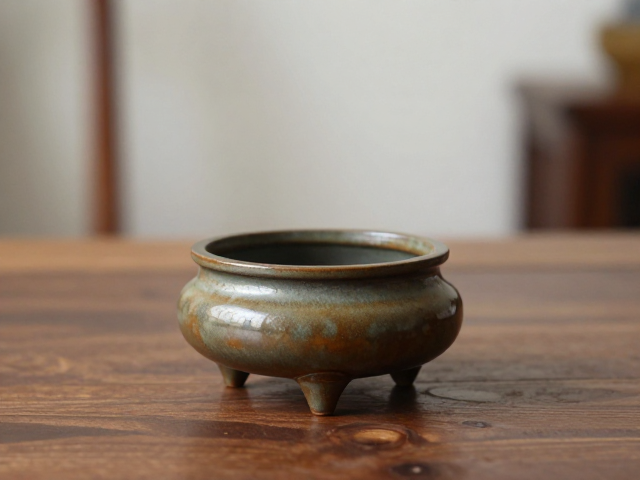 禅意香炉点缀家庭餐桌，复古釉烧工艺打造雅致生活美学
