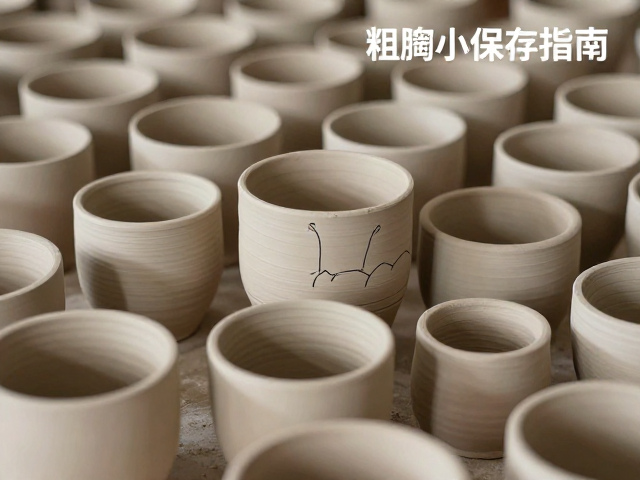 粗陶泥坯保存指南,识别干燥阶段防裂,待施釉半成品存放技巧