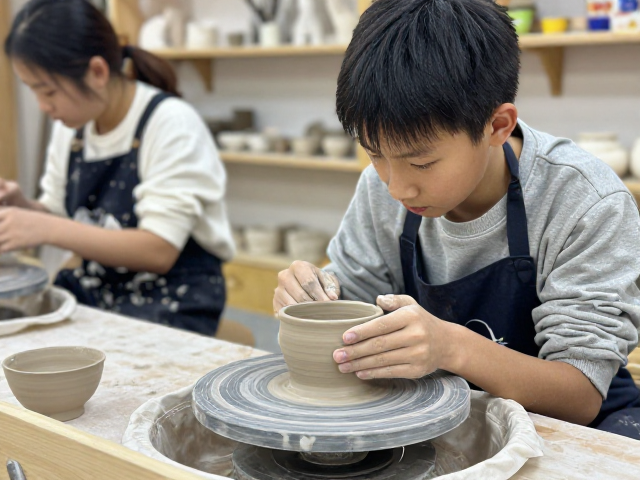 青少年非遗陶艺传承,用生活器皿重塑个人陶艺作品之美