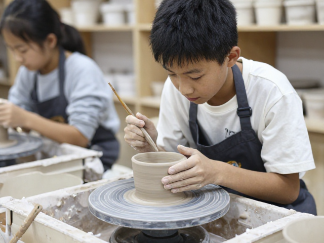 青少年非遗陶艺传承,用生活器皿重塑个人陶艺作品之美