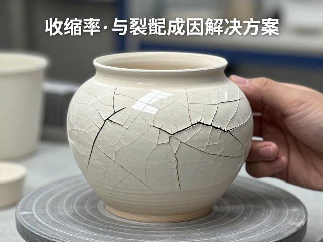 陶艺收缩率与裂纹釉控制，专家解析烧制裂纹成因与解决方案