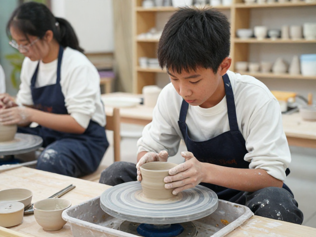 青少年非遗陶艺传承,用生活器皿重塑个人陶艺作品之美
