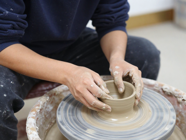 少儿陶艺讲师揭秘,餐盘与碗制作中的瓷泥挑选与塑形技巧