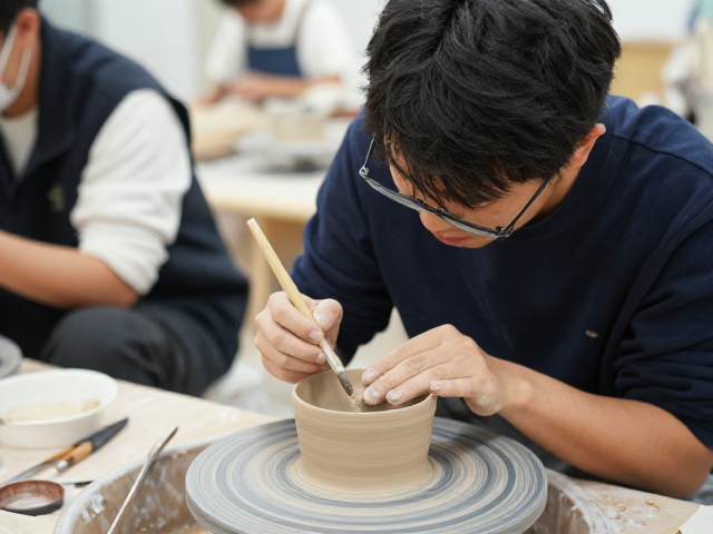 陶艺研学导师教你刻划装饰，陶艺兴趣班零基础入门指南