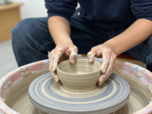 少儿陶艺讲师揭秘,餐盘与碗制作中的瓷泥挑选与塑形技巧