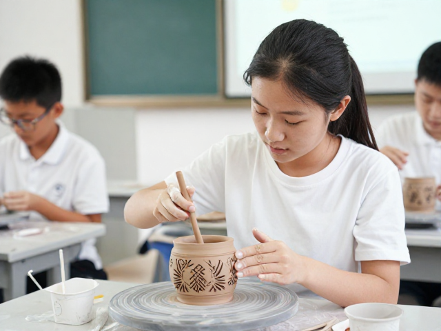 非遗陶艺数字化传承，剔花技艺如何通过&ldquo;非遗进校园&rdquo;焕发新生