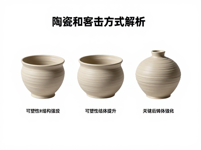陶瓷成型方式解析,可塑性与坯体强度提升关键