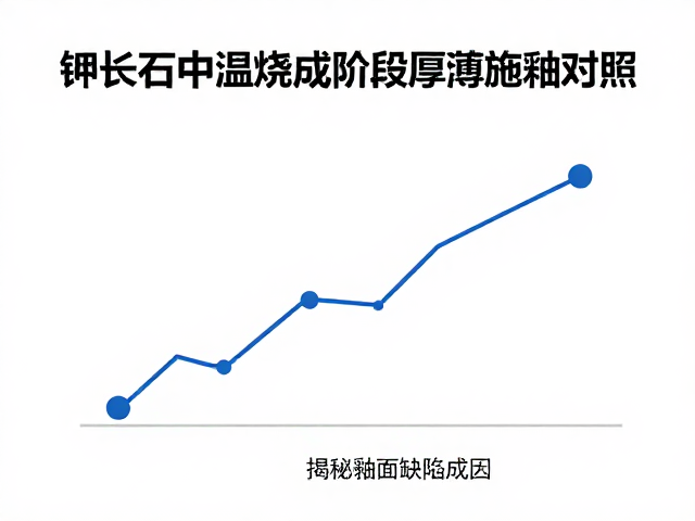 钾长石中温烧成曲线与厚薄施釉对照，揭秘釉面缺陷成因