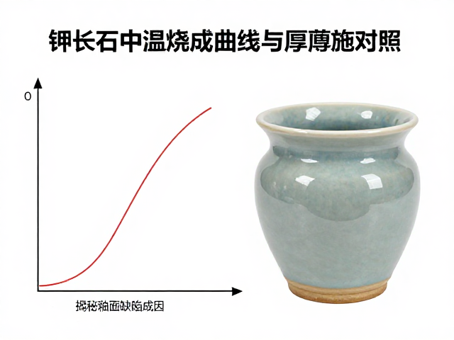 钾长石中温烧成曲线与厚薄施釉对照,揭秘釉面缺陷成因