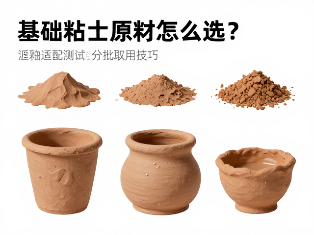 基础粘土原料怎么选?泥釉适配测试与分批取用技巧