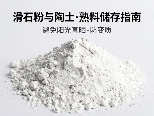 滑石粉与陶土熟料储存指南，避免阳光直晒防变质