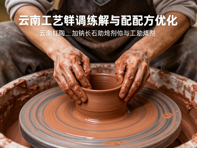 云南红陶土加钠长石助熔剂，练泥工艺详解与配方优化