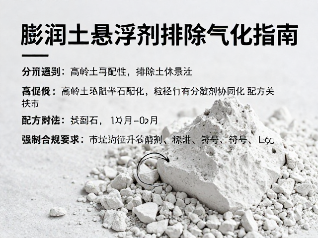 膨润土悬浮剂排除气泡技巧,高岭土与长石配方优化指南
