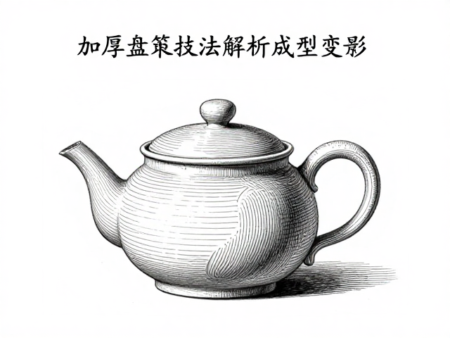 加厚盘筑技法解析，如何驾驭茶具器型变形与成型美感