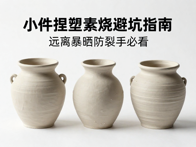 小件捏塑素烧避坑指南，远离暴晒防裂，新手必看技巧