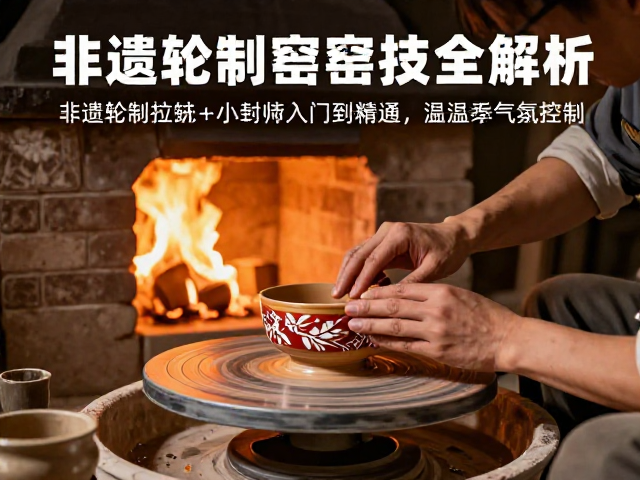 非遗轮制拉坯与划花釉色窑烧全解析，从入门到精通的陶瓷技艺指南