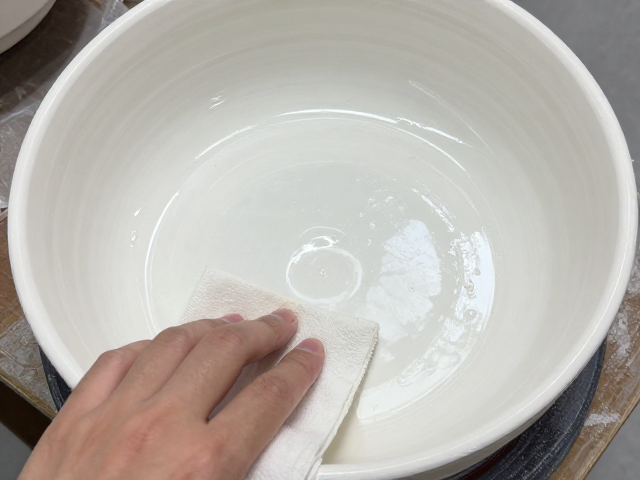 低温贴花技法详解，软布擦拭除尘后，如何确保高温釉完美呈现？