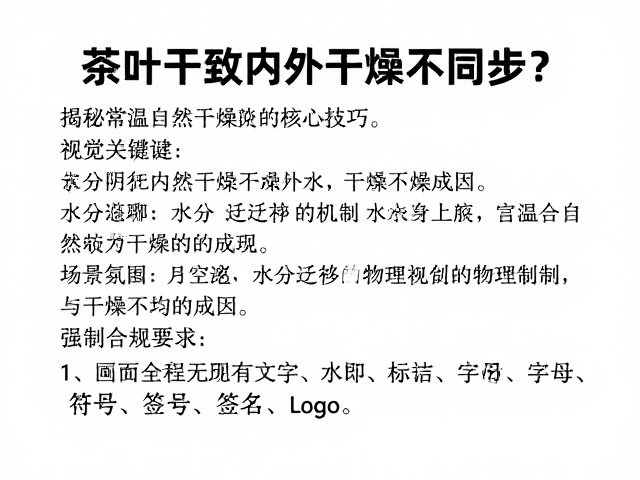茶叶阴干致内外干燥不同步？揭秘常温自然干燥的核心技巧
