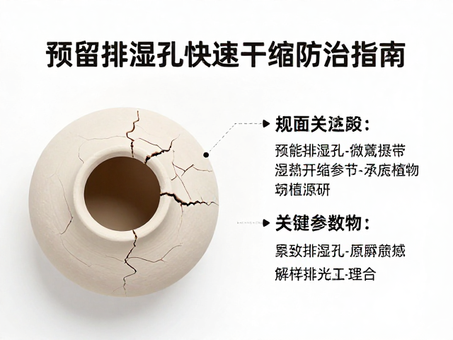 陶瓷坯体开裂怎么办？预留排湿孔快速干缩防治指南