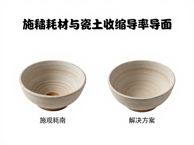 施釉耗材与瓷土收缩率各异？陶瓷工艺避坑指南与解决方案