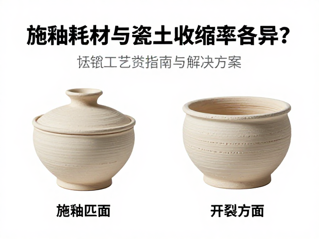 施釉耗材与瓷土收缩率各异？陶瓷工艺避坑指南与解决方案