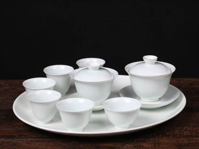 柴烧窑变溢价揭秘，白釉成品茶席器具的收藏逻辑
