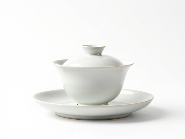柴烧窑变溢价揭秘，白釉成品茶席器具的收藏逻辑