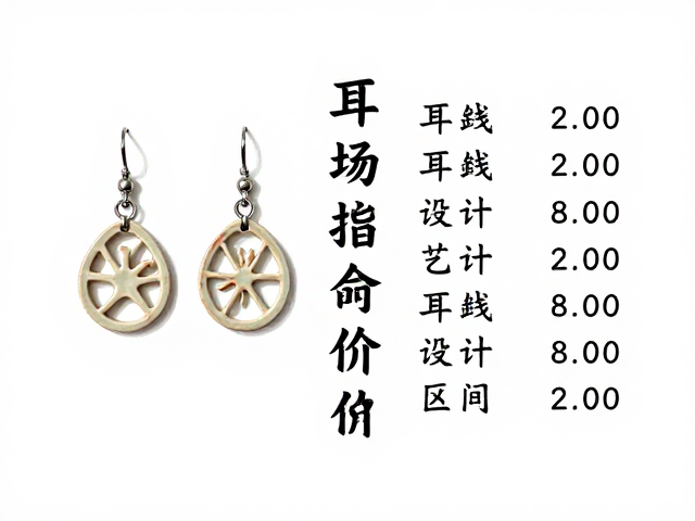 手绘定制陶艺耳坠多少钱？镂空设计价格解析
