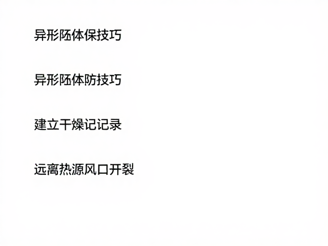 异形坯体保存技巧，建立干燥记录，远离热源风口防开裂
