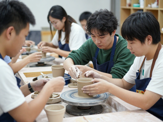 陶艺研学导师带队，粗陶泥研修课深度体验指南